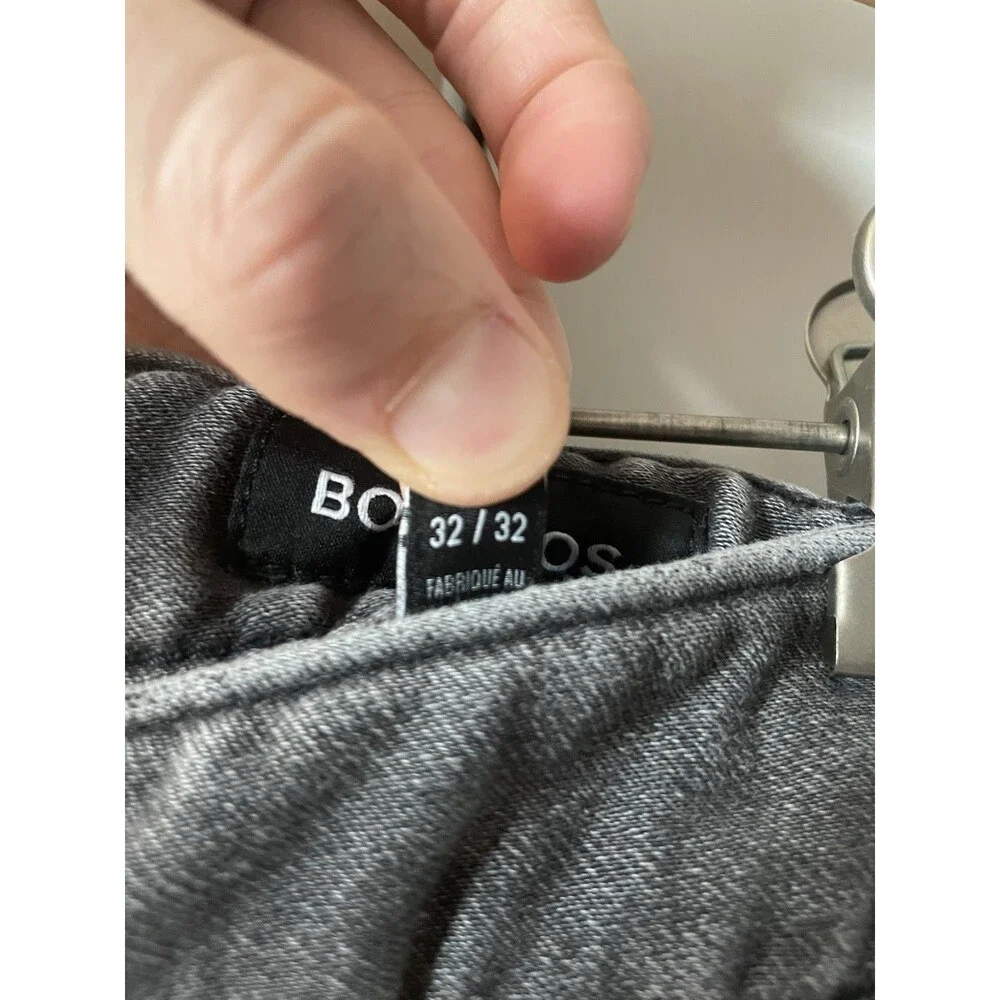 Bonobos Men's Slim Fit Jeans Size 32x32 Gray Stretch Denim Pants RN128054